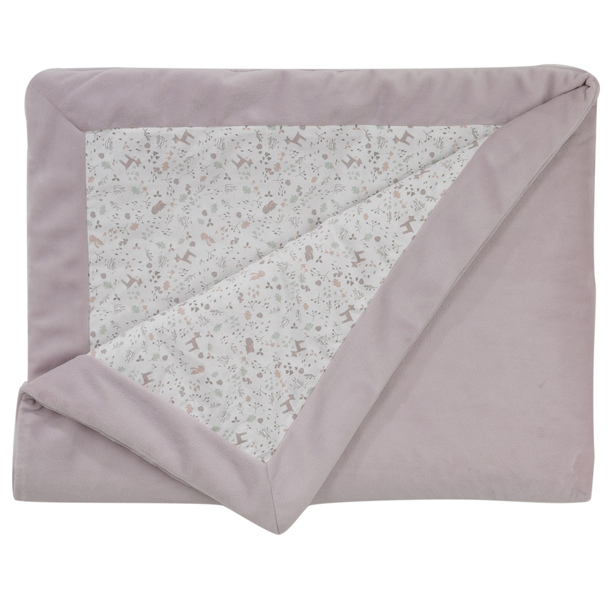 Couverture double face Lilas