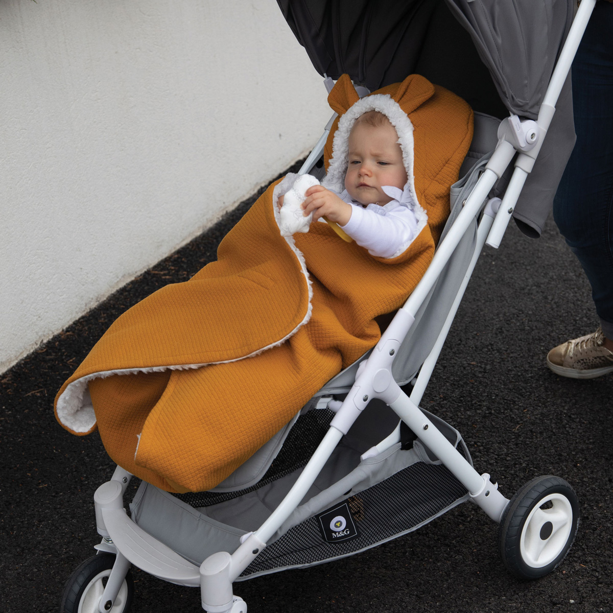 Couverture Nomade Fluffy - Caramel