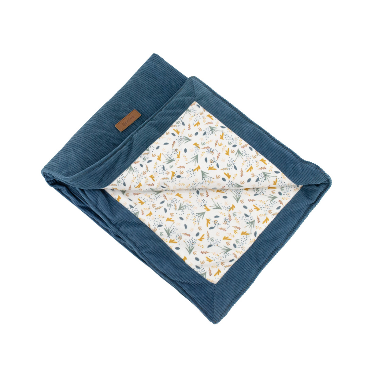 Couverture Double Face - Au fil de l'eau - Indigo