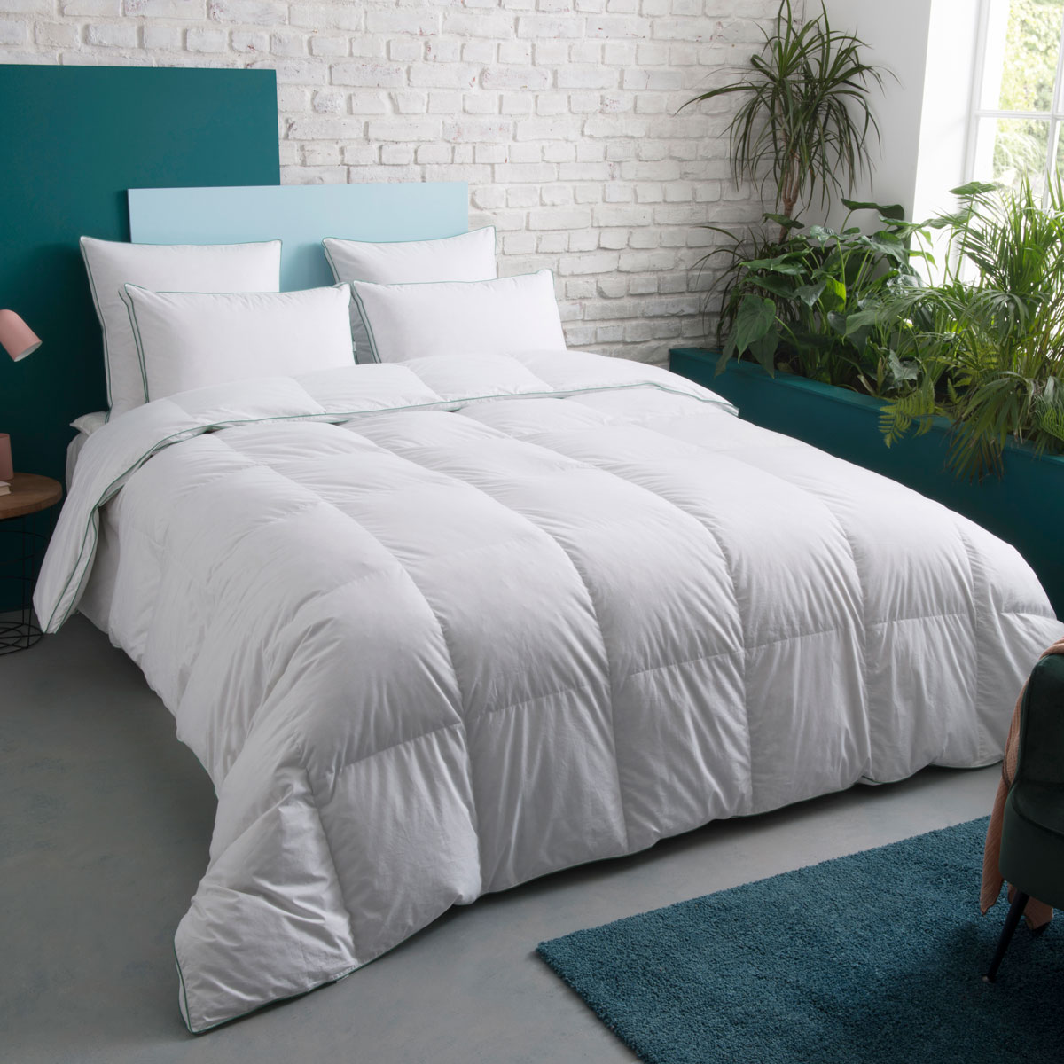 Couette TEMPÉRÉE 50% Duvet - Coton - Adèle