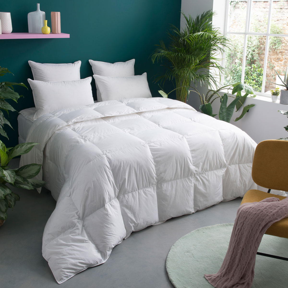Couette TEMPEREE 80% Duvet - Coton - Gabrielle