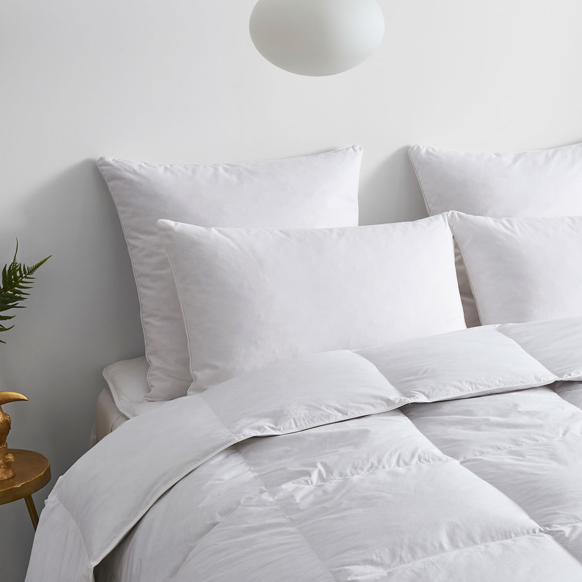 Oreiller FERME 10% Duvet Anti-acariens - Coton Bio - Oscar