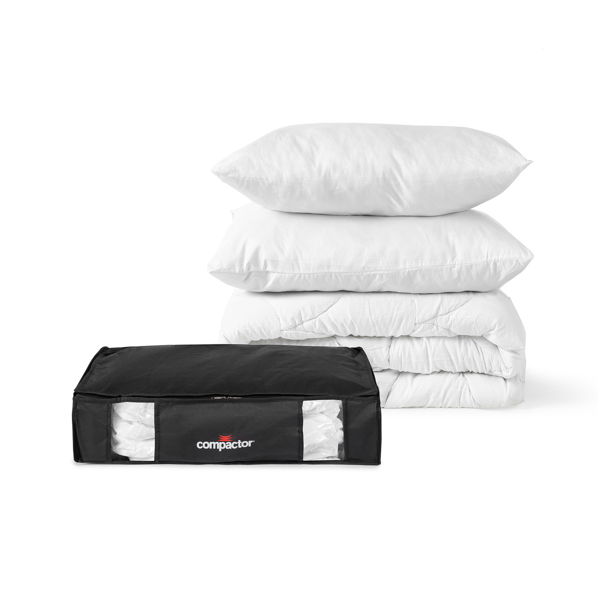 Housse de rangement sous-vide taille L – capacité couette 2 personnes + couette 1 personne