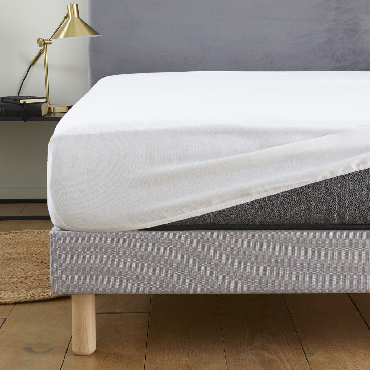 Alèse - Protège Matelas Absorbant - Molleton de Coton Bio
