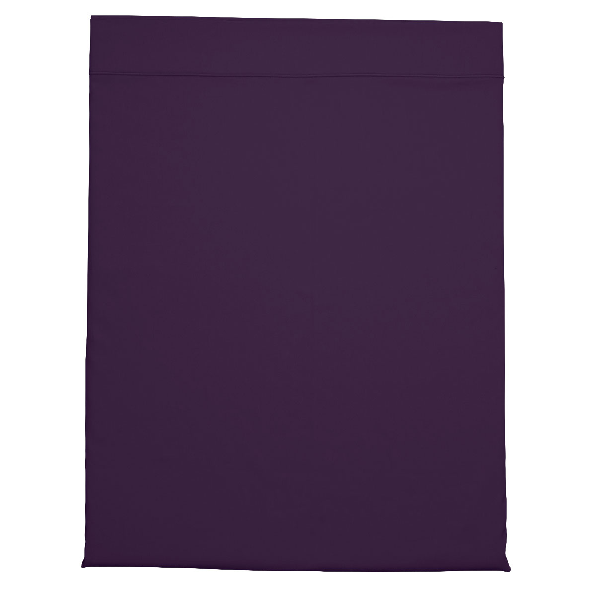 Drap plat Harmonie Satin de coton coloris Aubergine