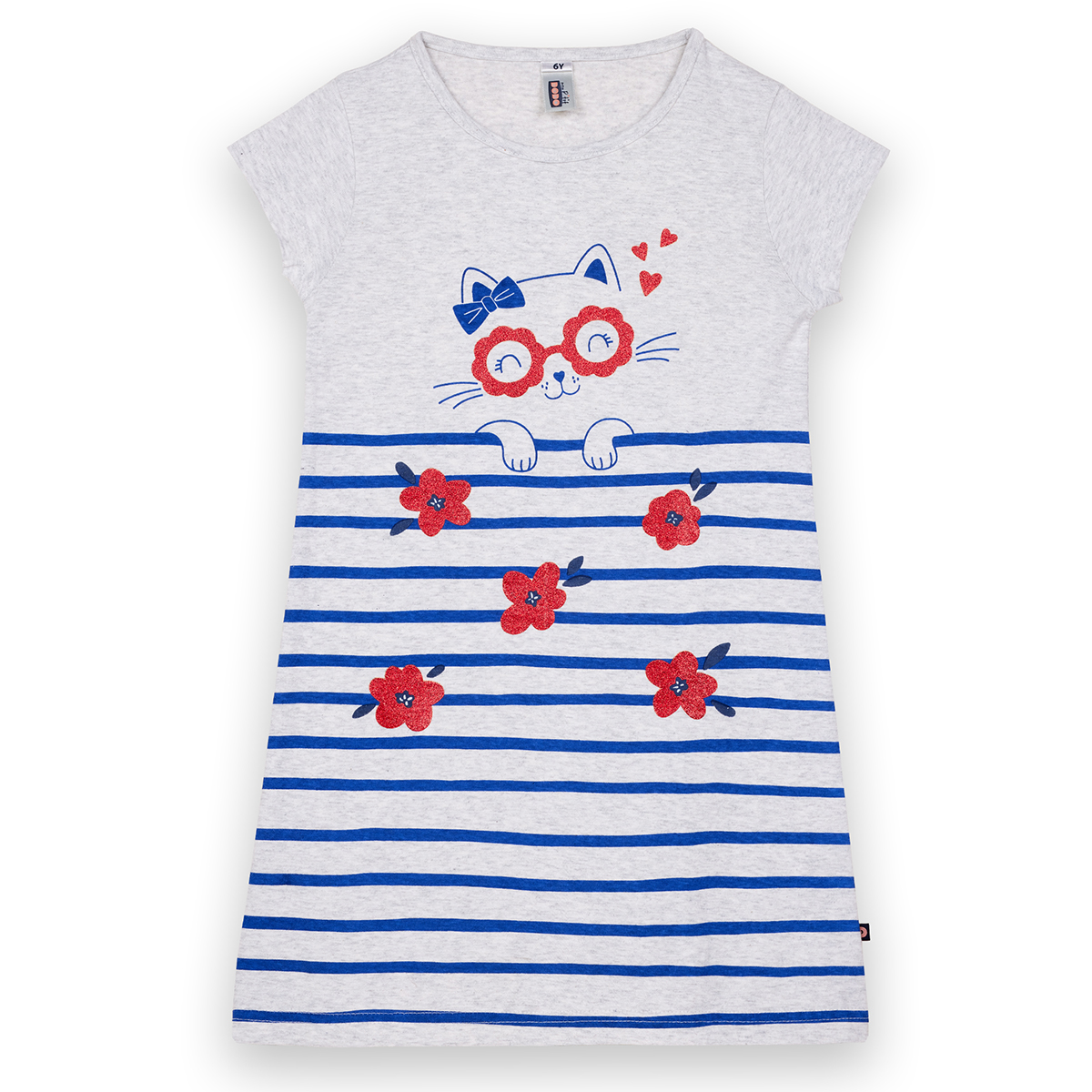 Liquette fille POPPY gris clair chiné