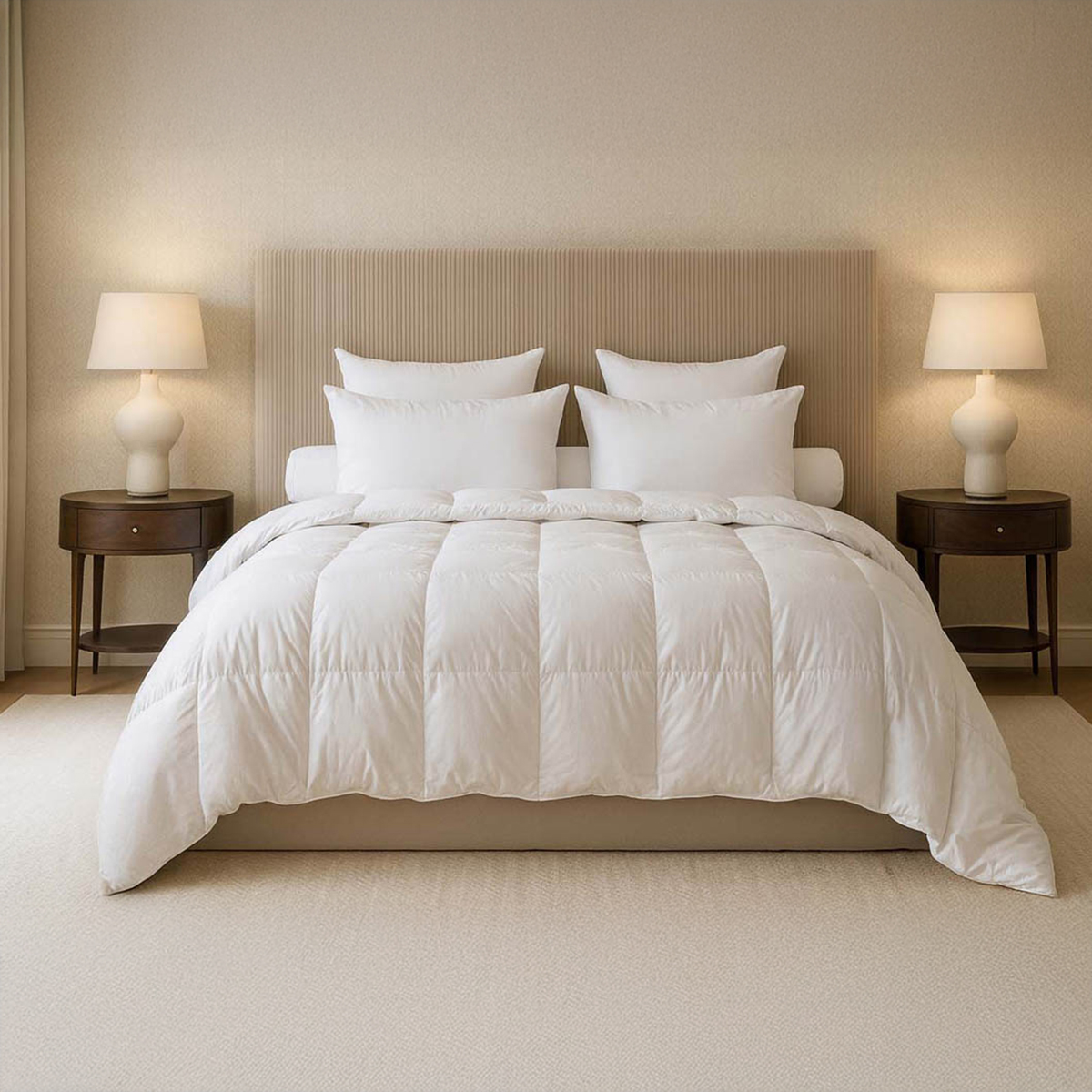 Couette Embellie - 30% duvet - Tempérée