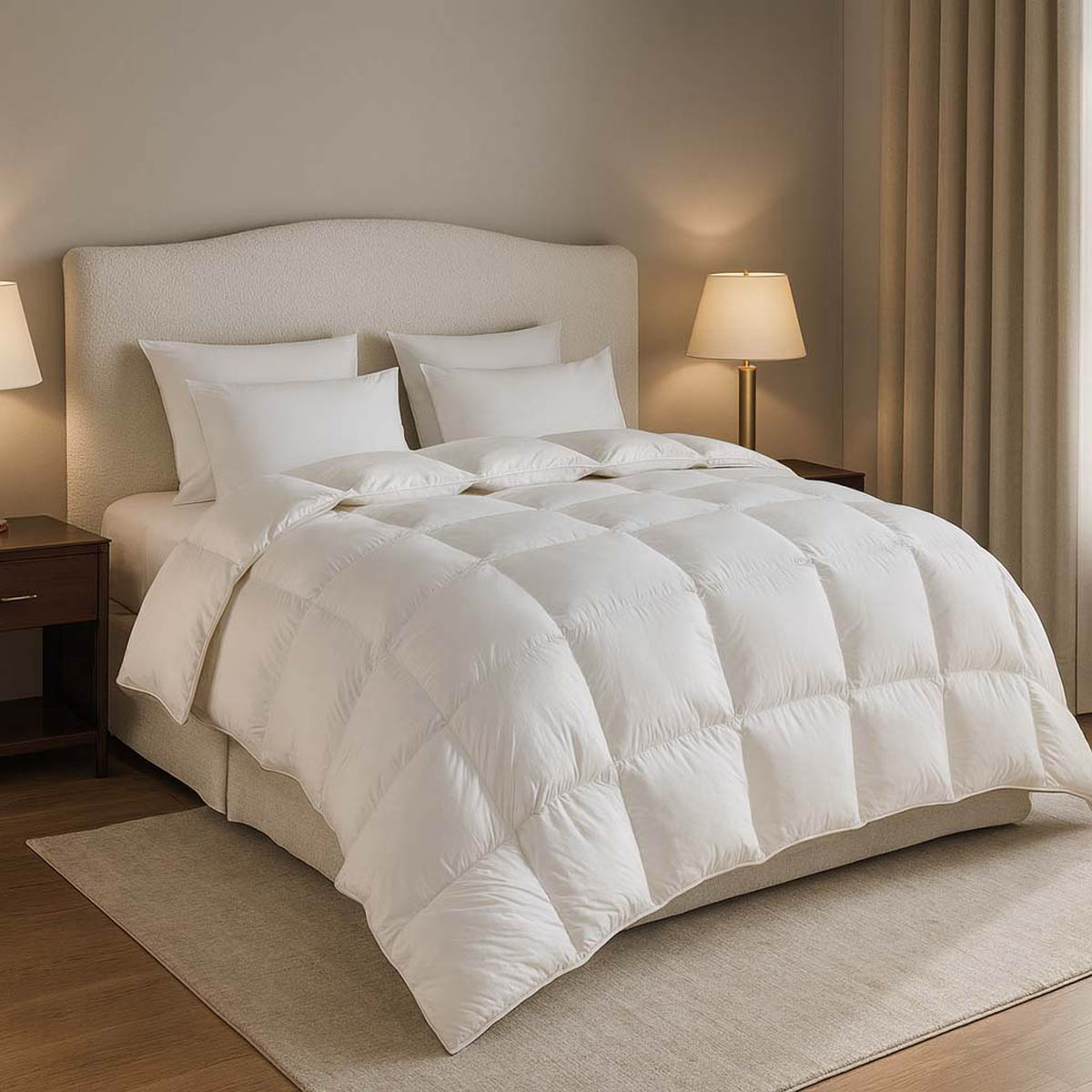 Couette Luxueuse - 80% duvet - Tempérée