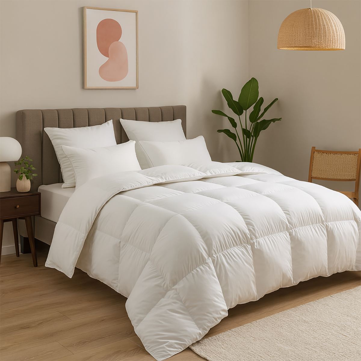 Pack Couette Tempérée et Oreiller Essentiel Medium