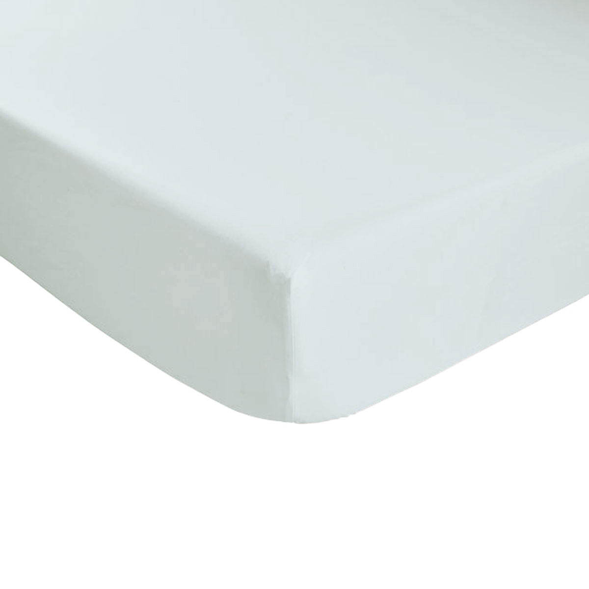 Drap housse Coton BIO Vert d'eau