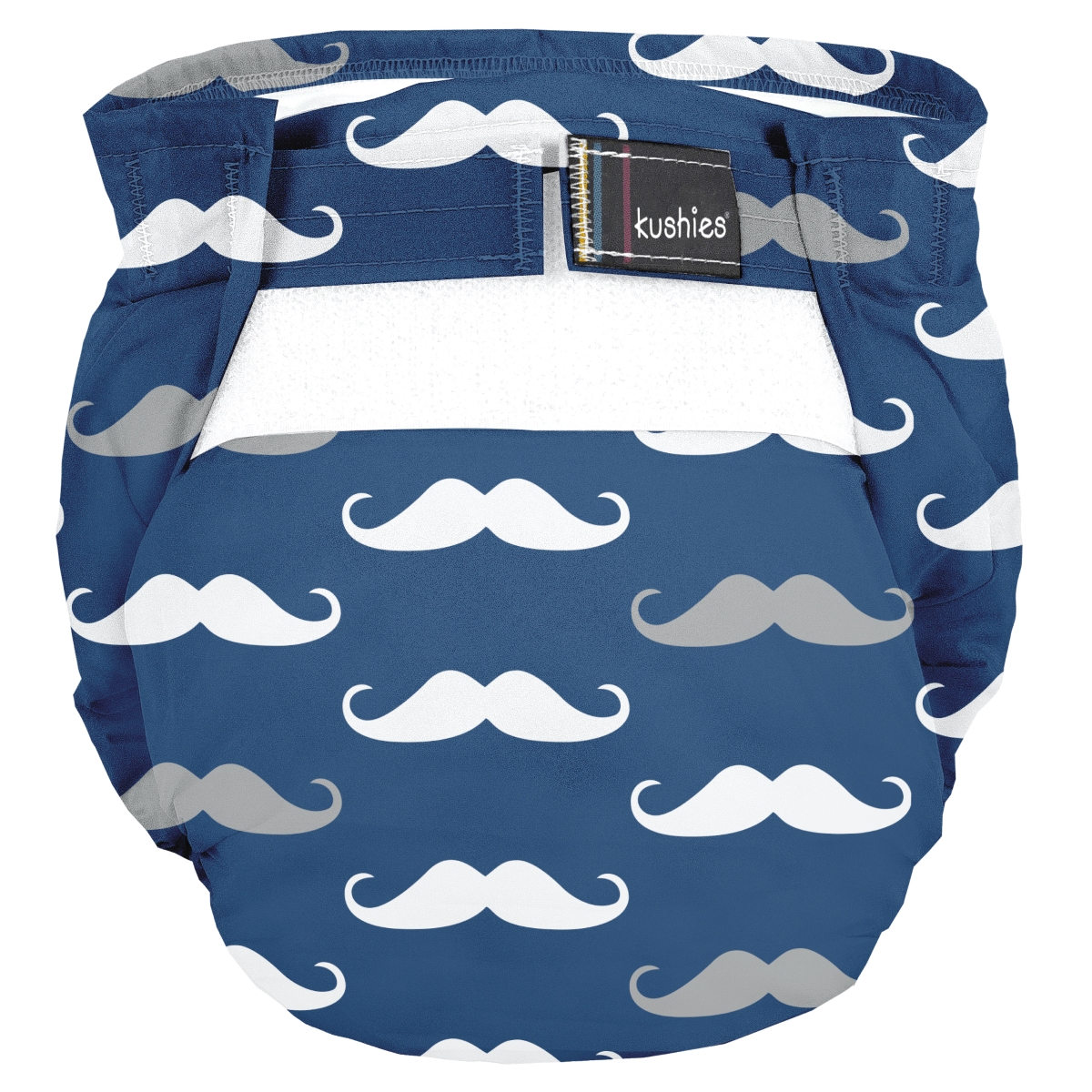 Couche lavable Moustaches