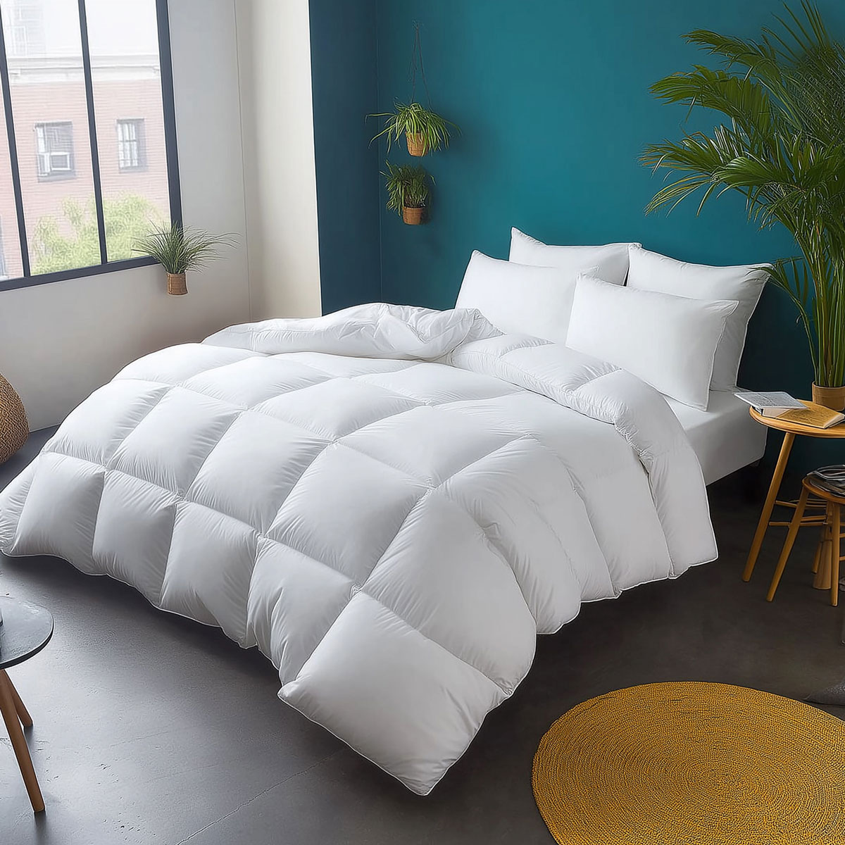 Couette LEGERE 70% duvet - Coton - Angèle