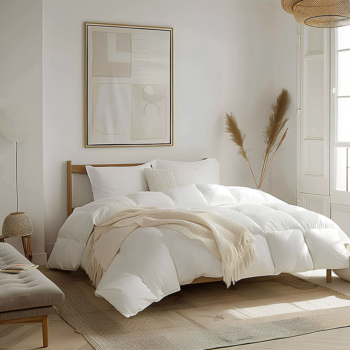 Couette Plumettes et Duvet - CHAUDE