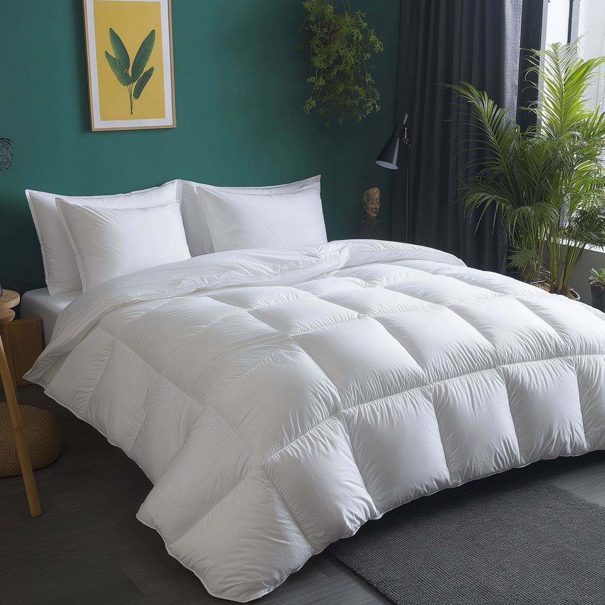 Couette TEMPEREE 80% duvet - Coton - Gaëlle