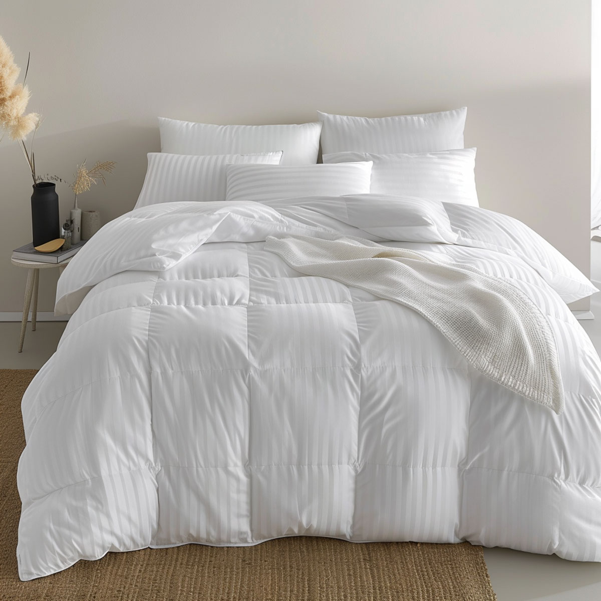 Couette Satin rayé - LEGERE