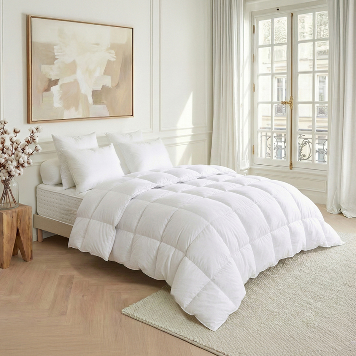 Couette duvet Tradition TEMPEREE - 70% Duvet d'Oie