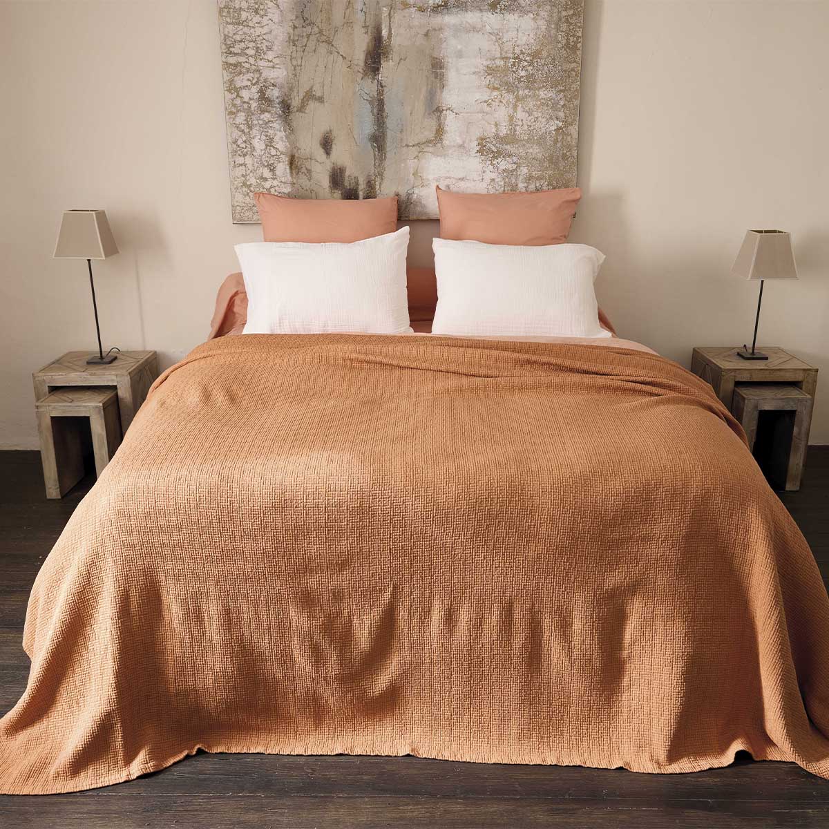 Dessus de lit MATERA Terre cuite