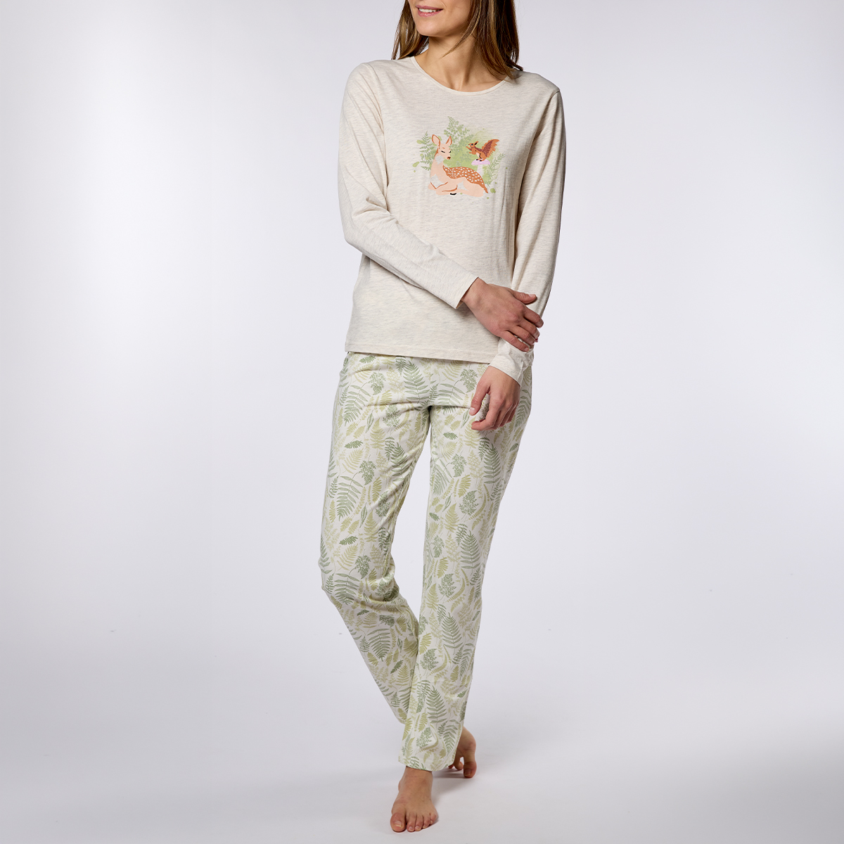 Pyjama Femme BOSQUET gris