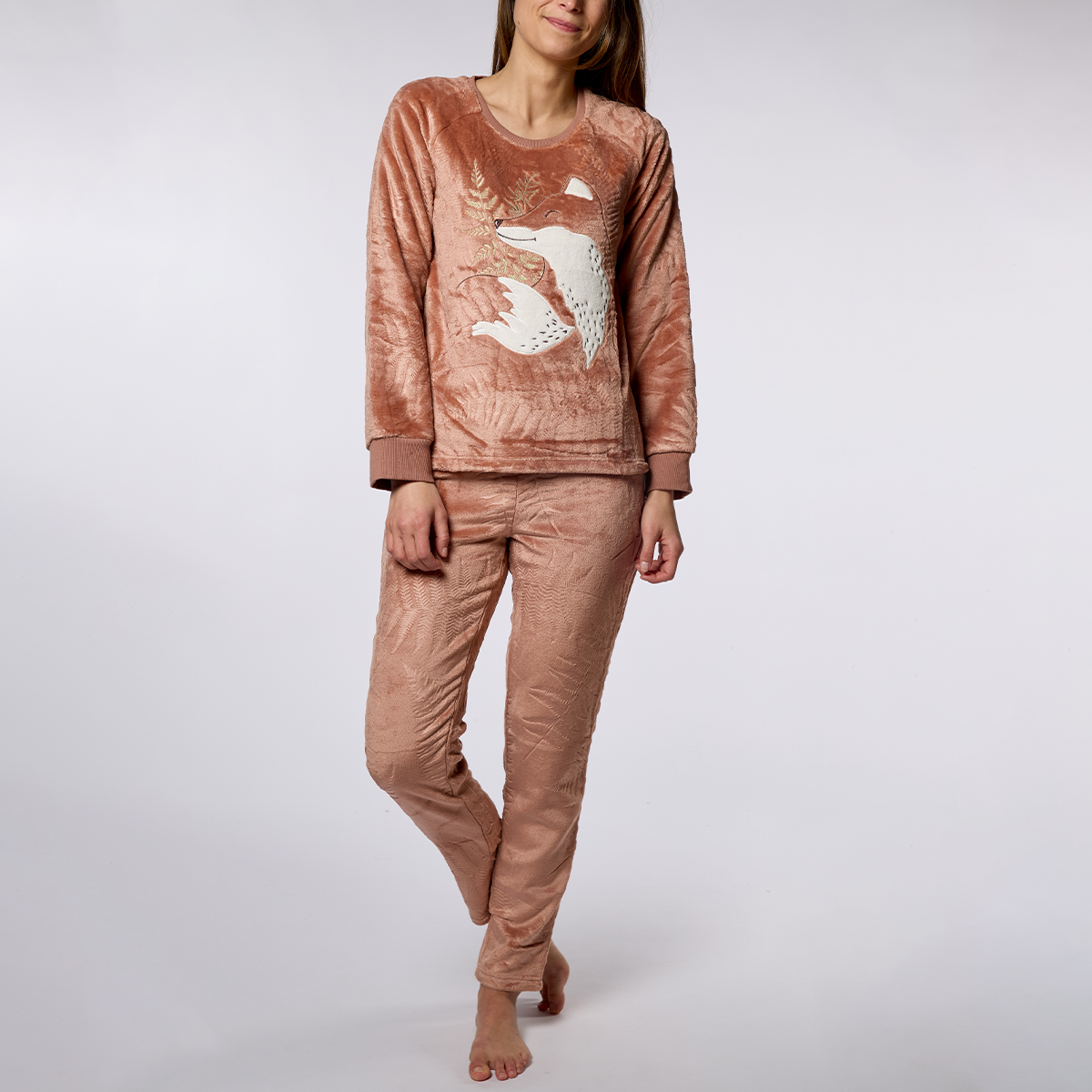 Pyjama Femme BOSQUET marron