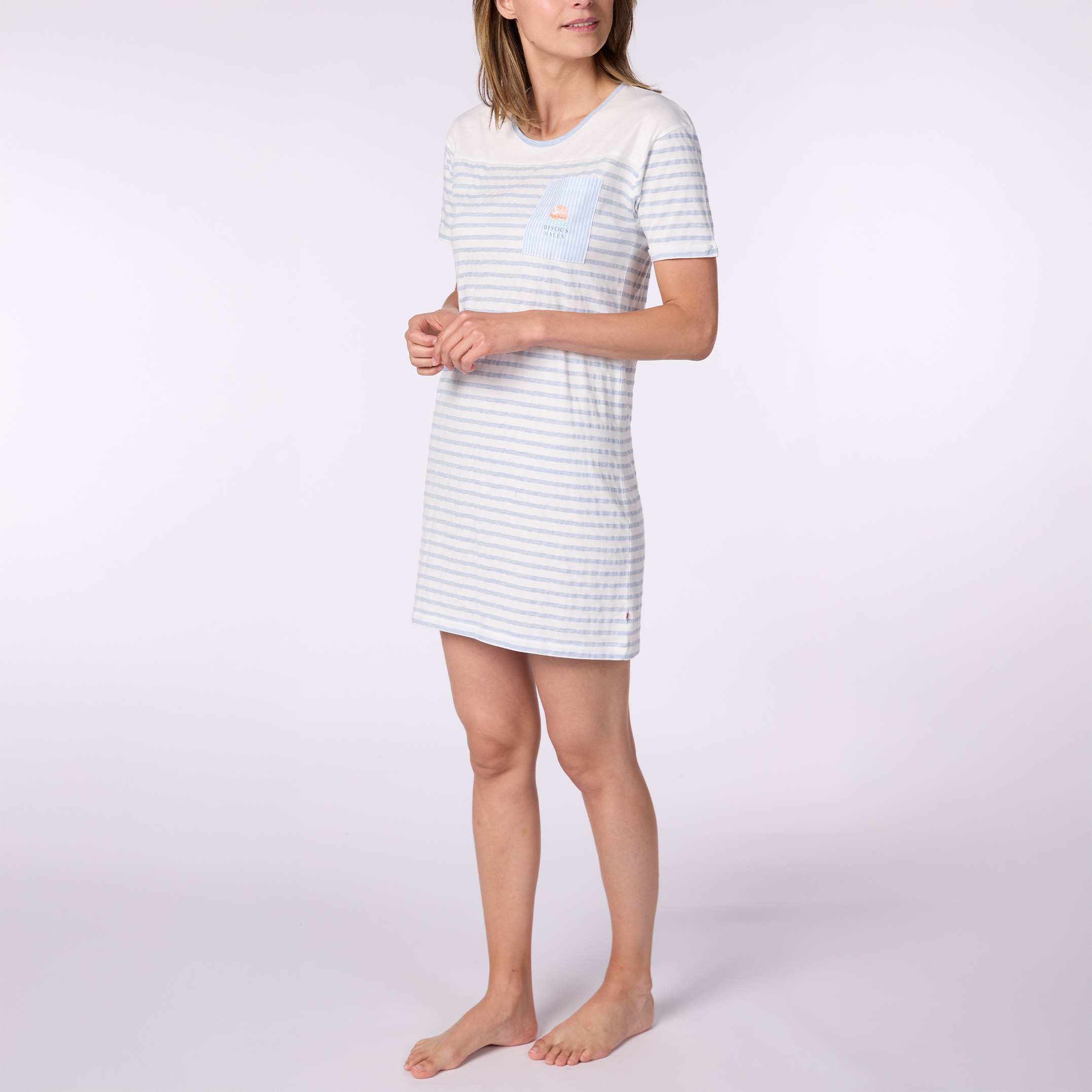 Liquette manches courtes Femme CAP HORN Raye