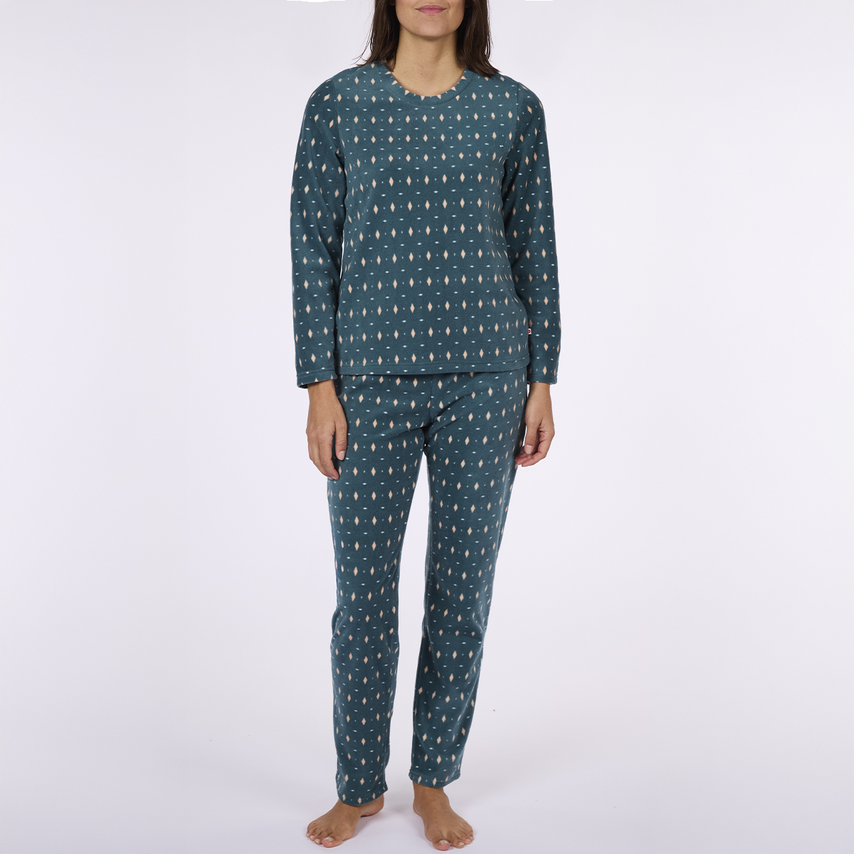 Pyjama polaire Femme CHAMONIX imprimé