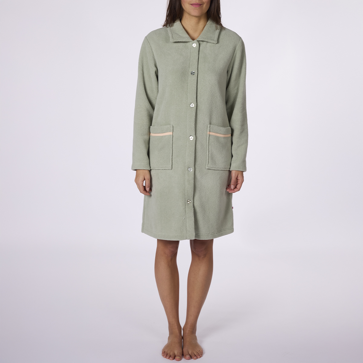Peignoir polaire Femme CHAMONIX vert