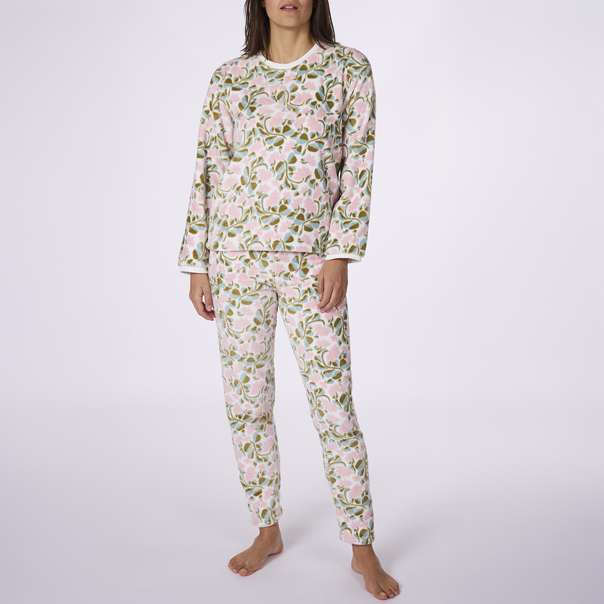 Pyjama polaire Femme MORRIS imprimé