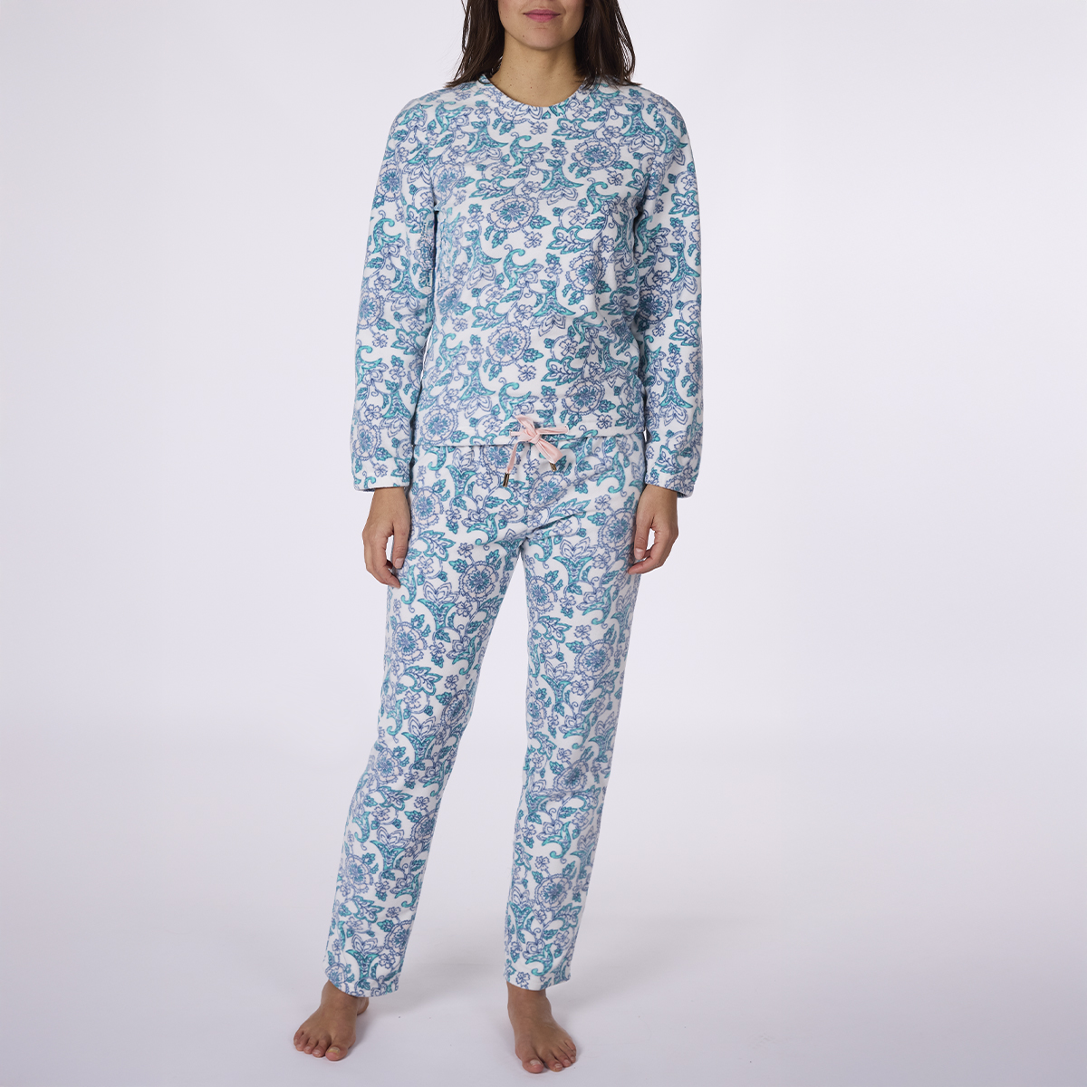 Pyjama femme polaire ORPHEE imprimé