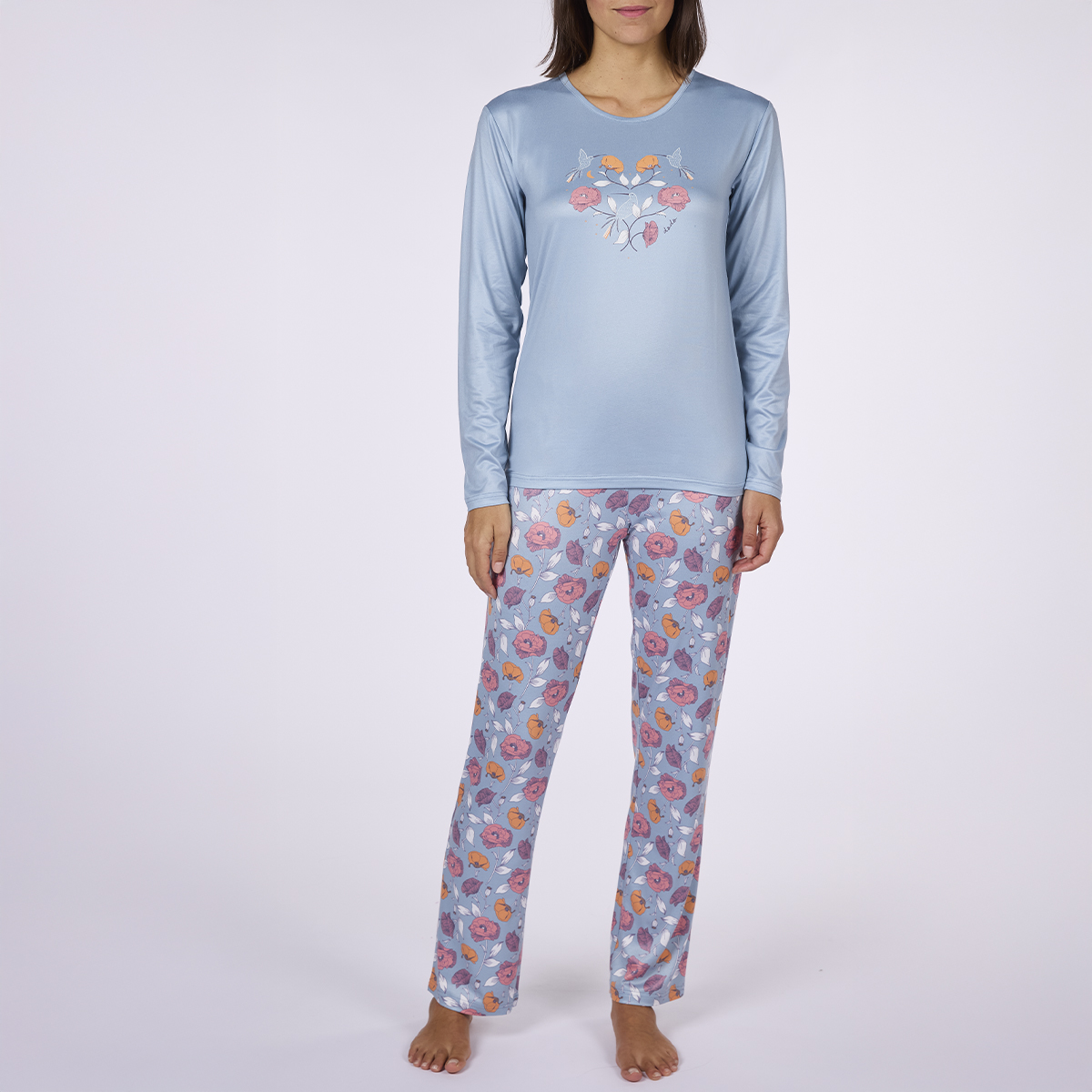 Pyjama Femme PARFUME bleu / imprimé