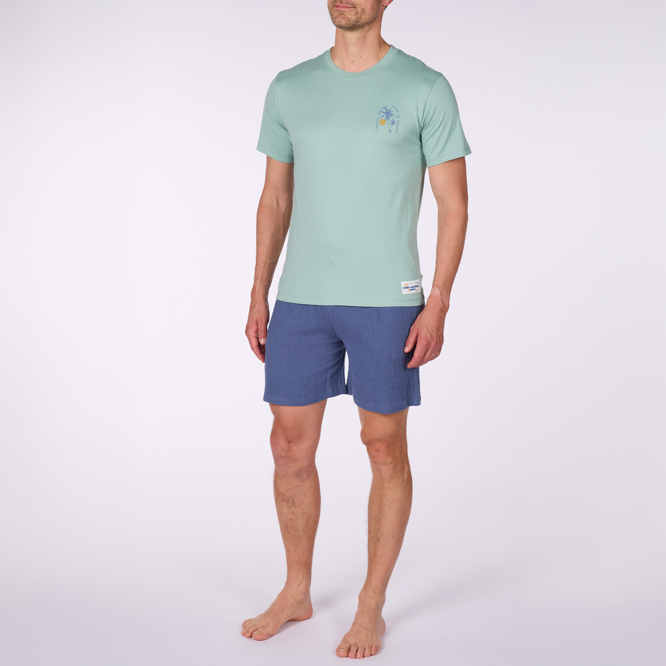 Pyjashort Homme OASIS Vert