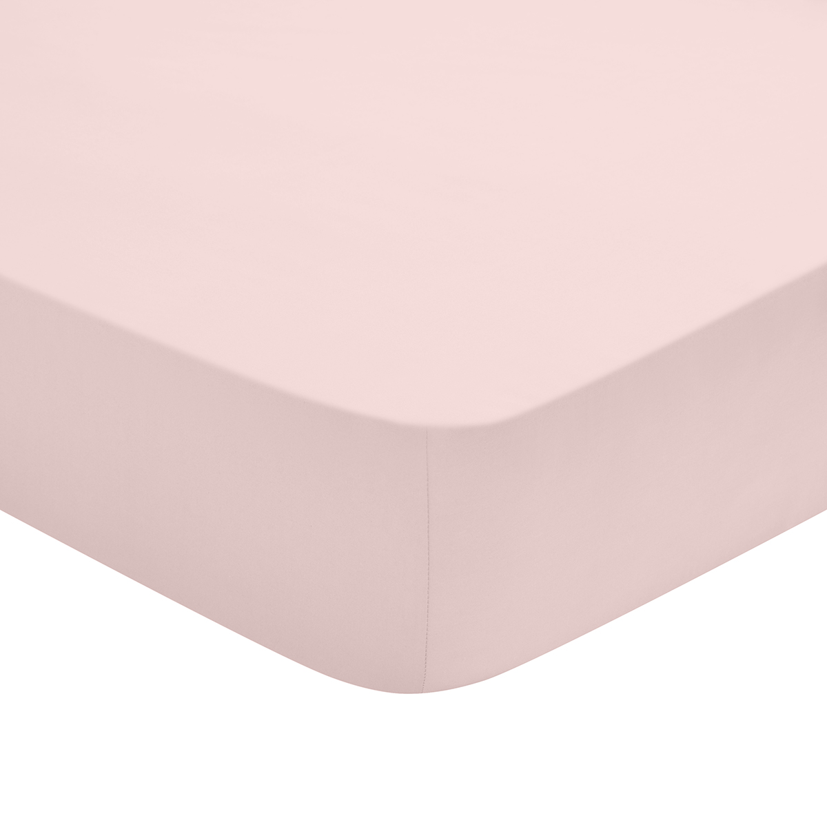 Drap Housse Studio Coton Poudre