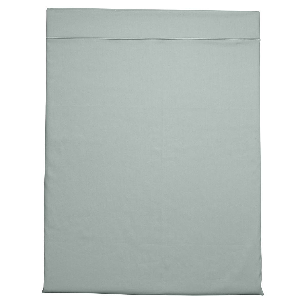 Drap plat Partition Satin de coton Coloris Menthe