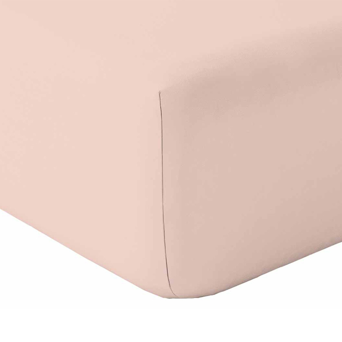 Drap housse duo ALABAMA Rose thé