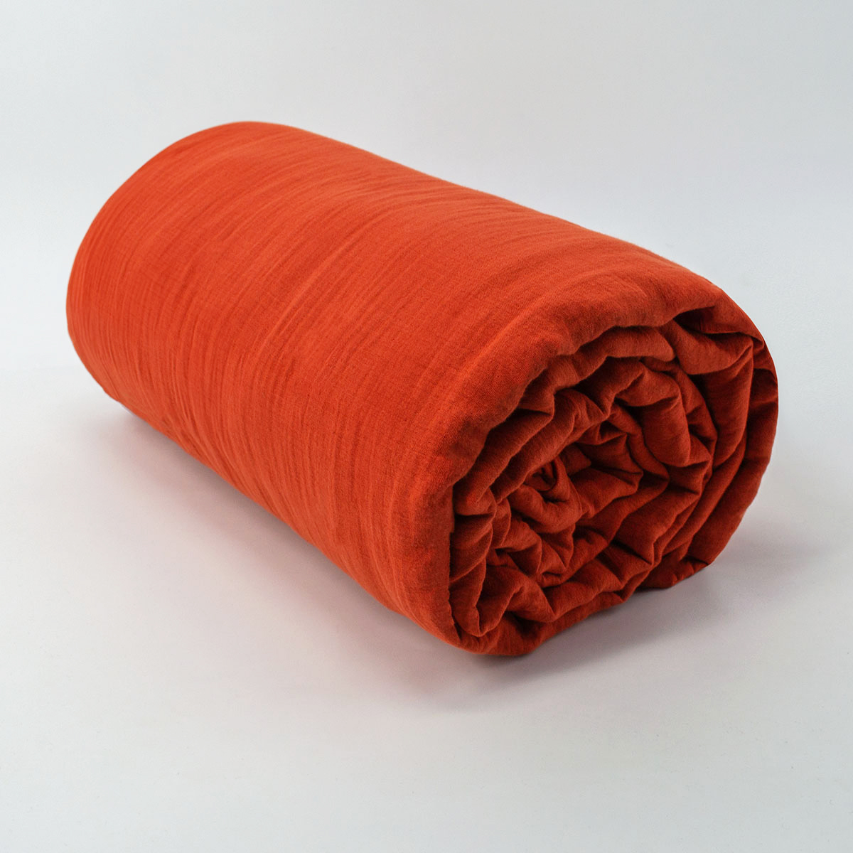 Drap housse CASSIS Terracotta
