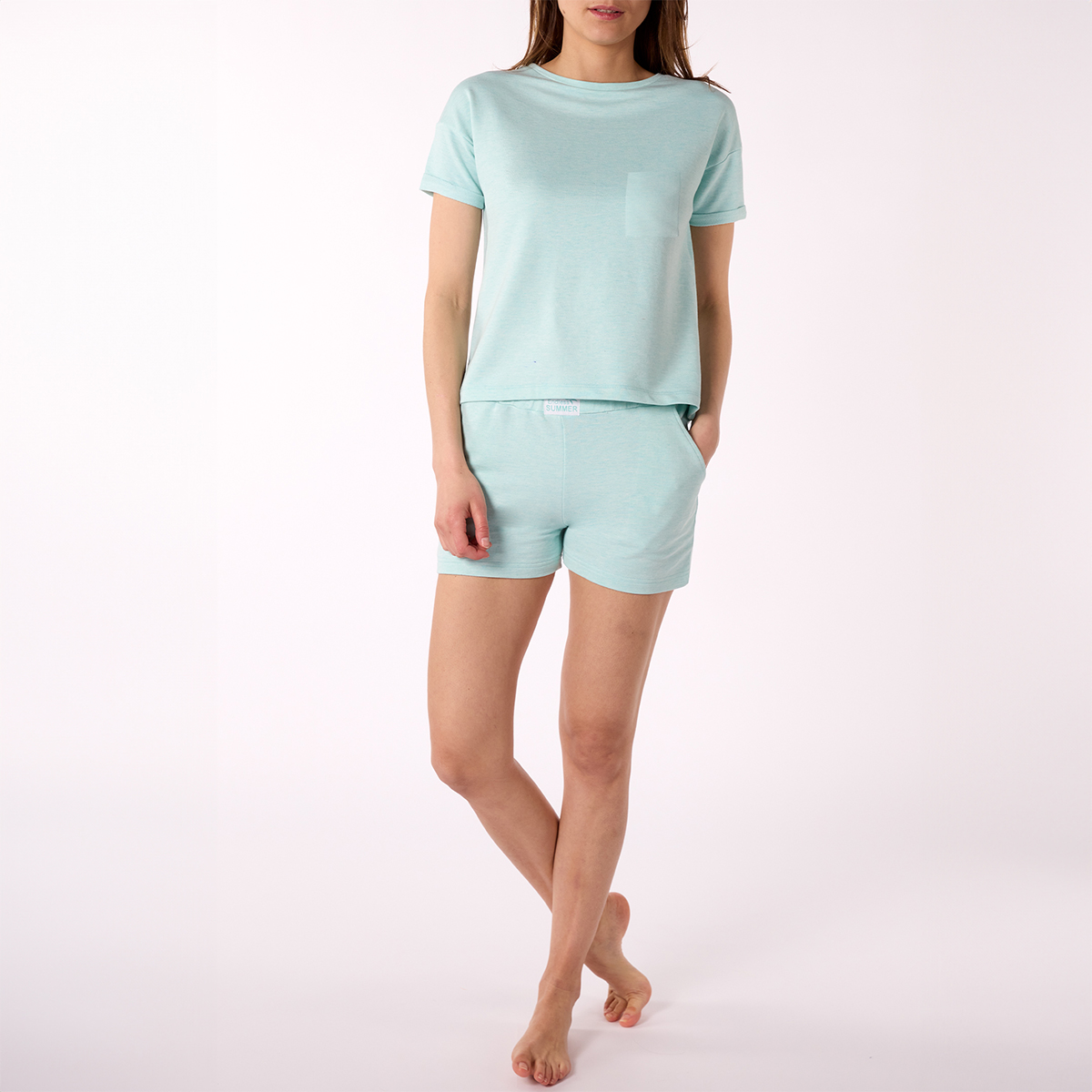 Pyjashort femme ENDLESS menthe