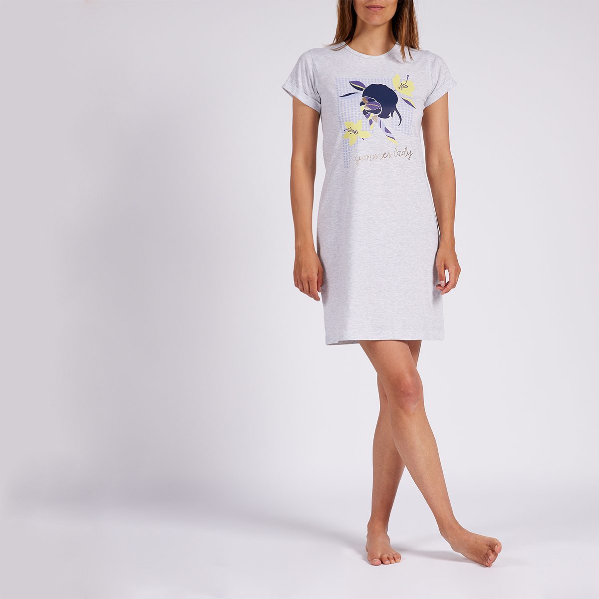 Liquette femme SUMMER LADY gris chiné