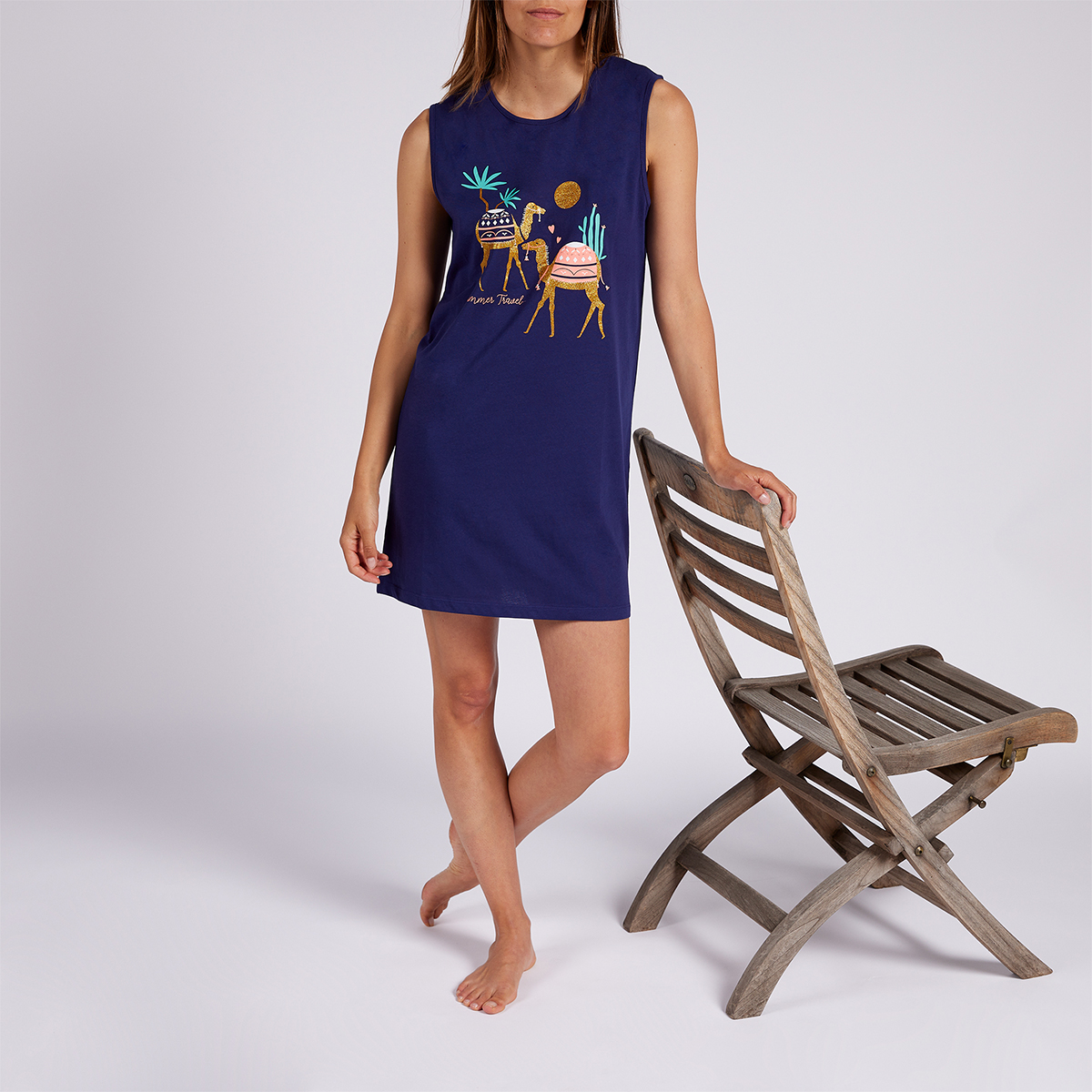 Liquette femme SUMMER TRAVEL bleu