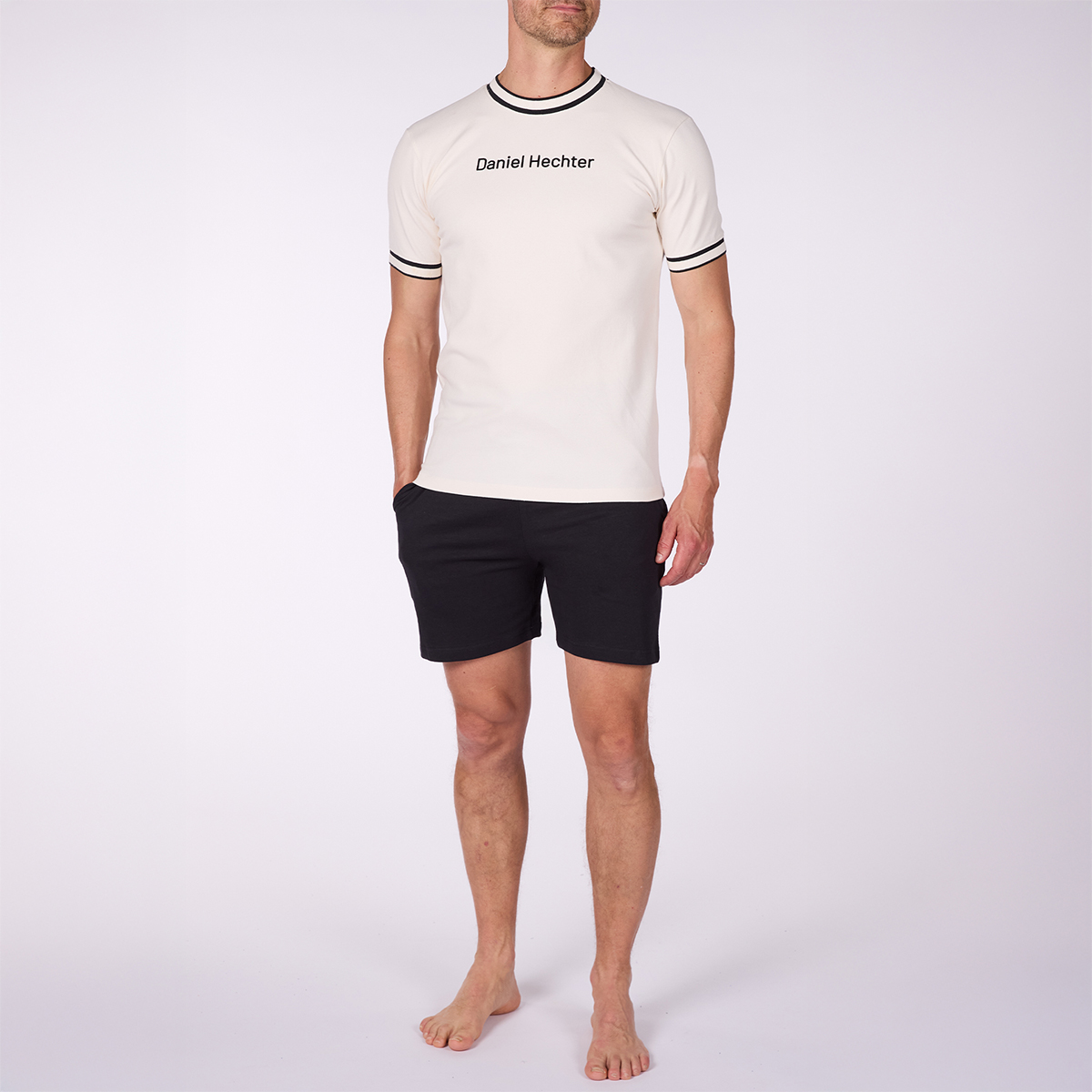 Pyjama Homme BLACK&CREAM beige