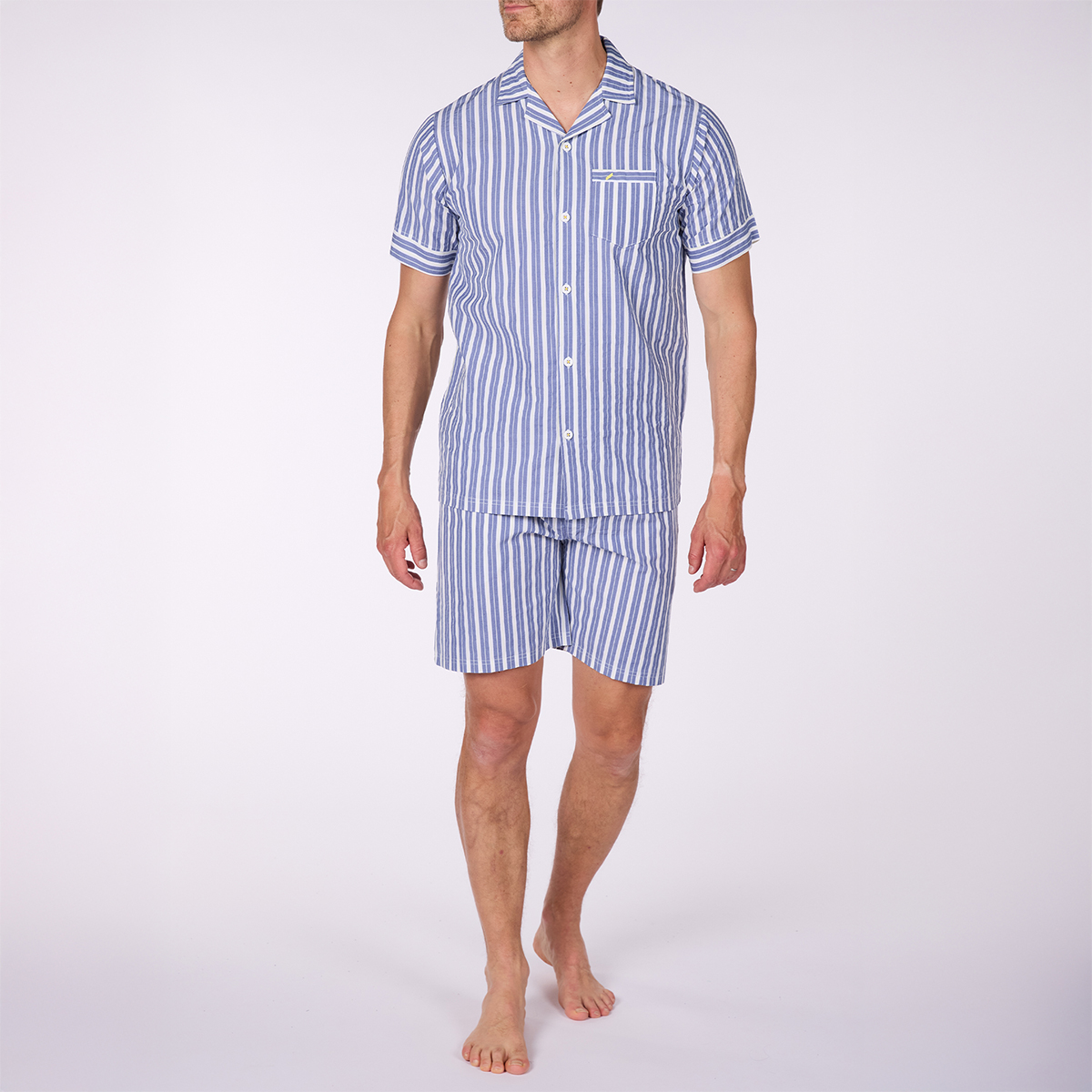 Pyjama Homme BLUE SIGNATURE rayé marine