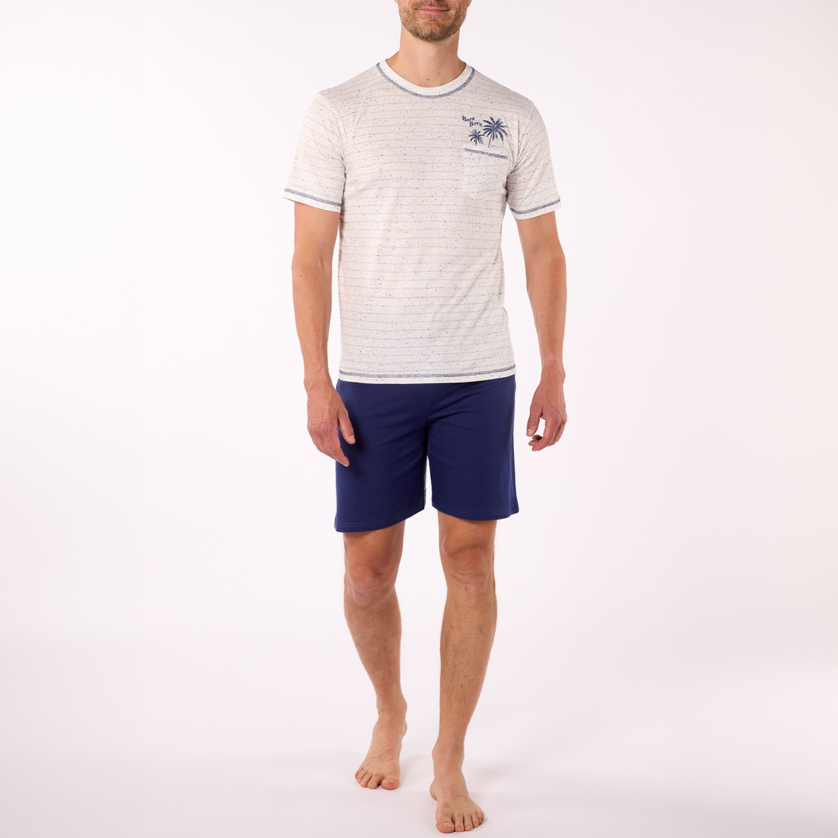 Pyjashort homme BORA BORA marine