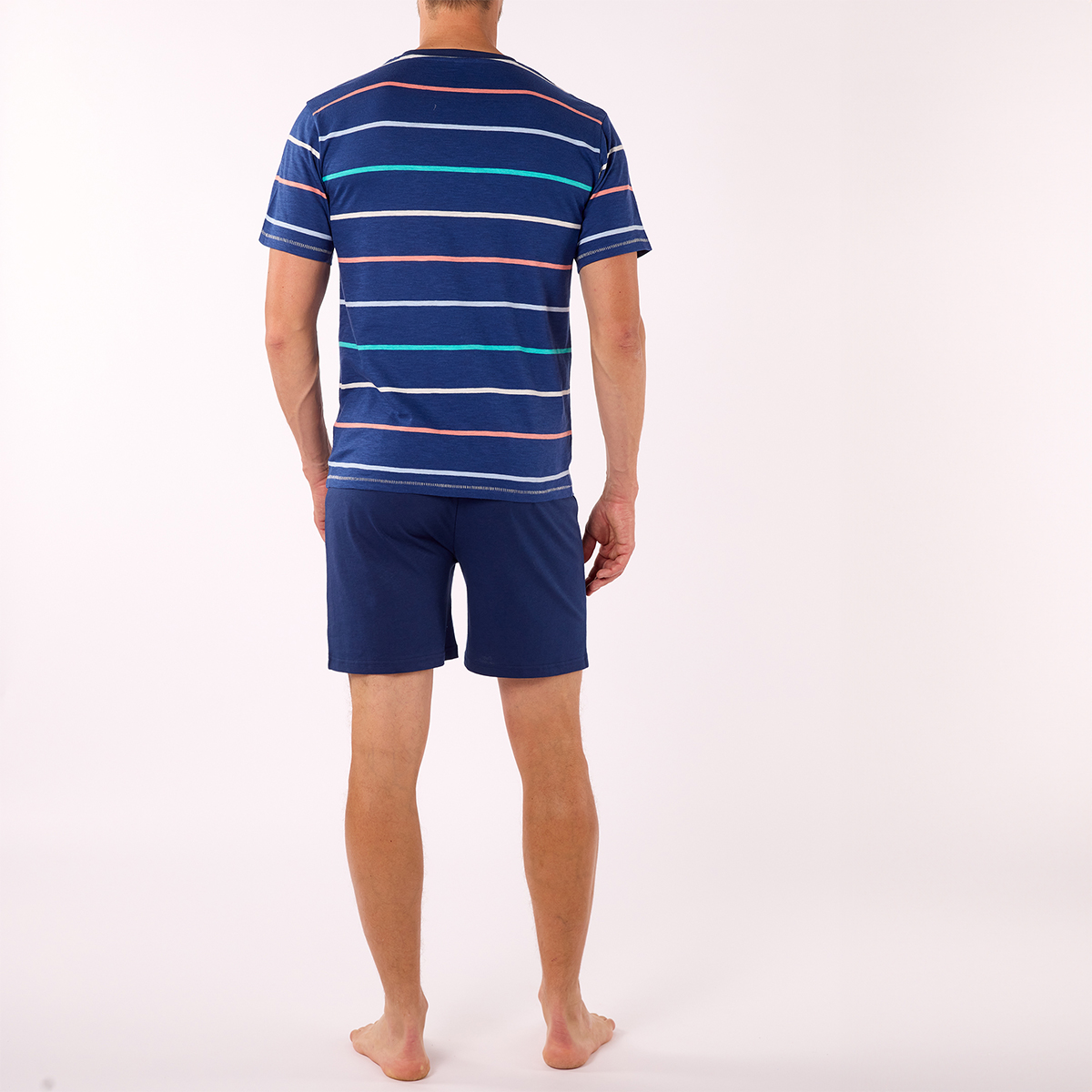 Pyjashort homme ETE marine