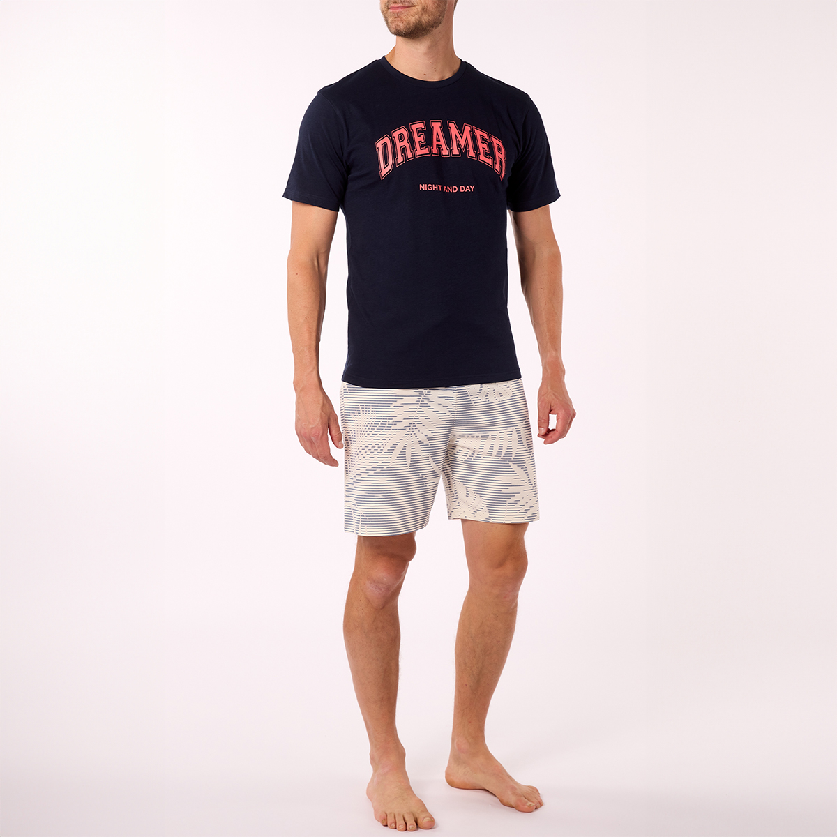 Pyjashort homme SIESTA marine