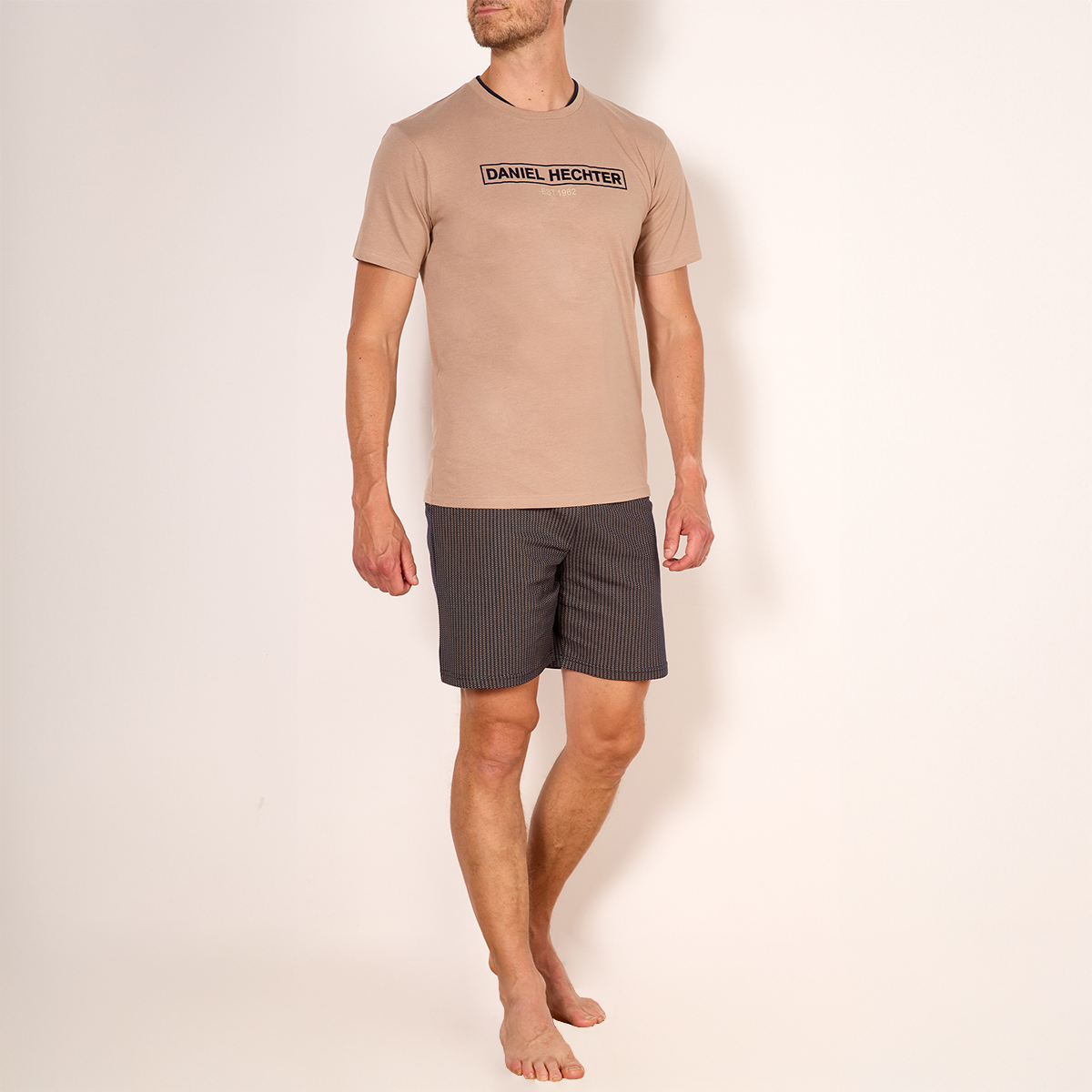 Pyjashort homme SAND marron