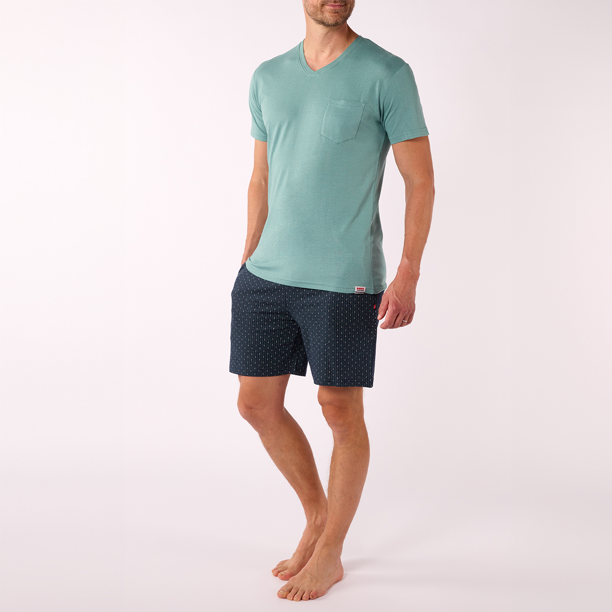 Pyjashort Homme LICHEN Vert clair