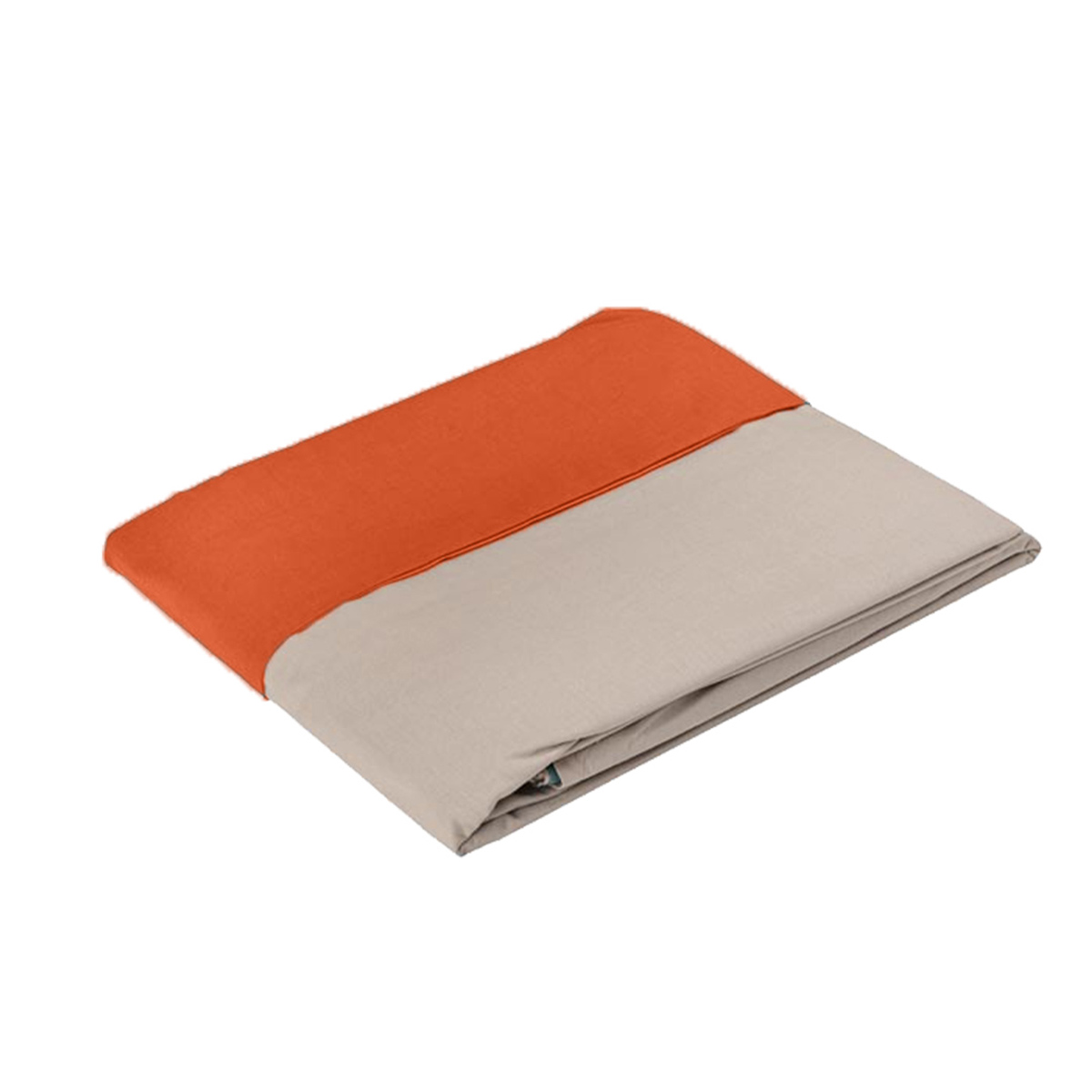 Housse de couette ALABAMA Gingembre/Galet