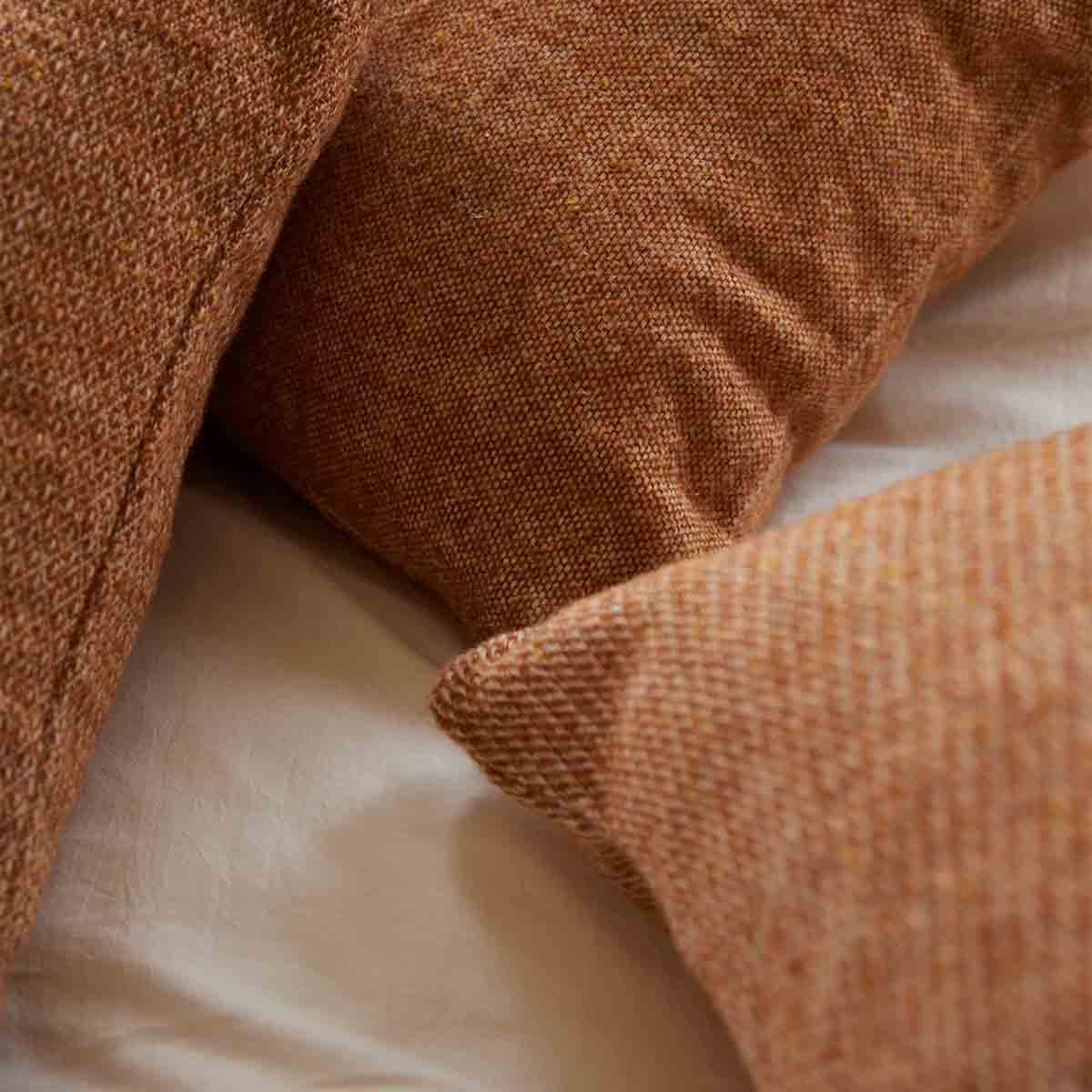 Housse de coussin ISTRES Terre brulée