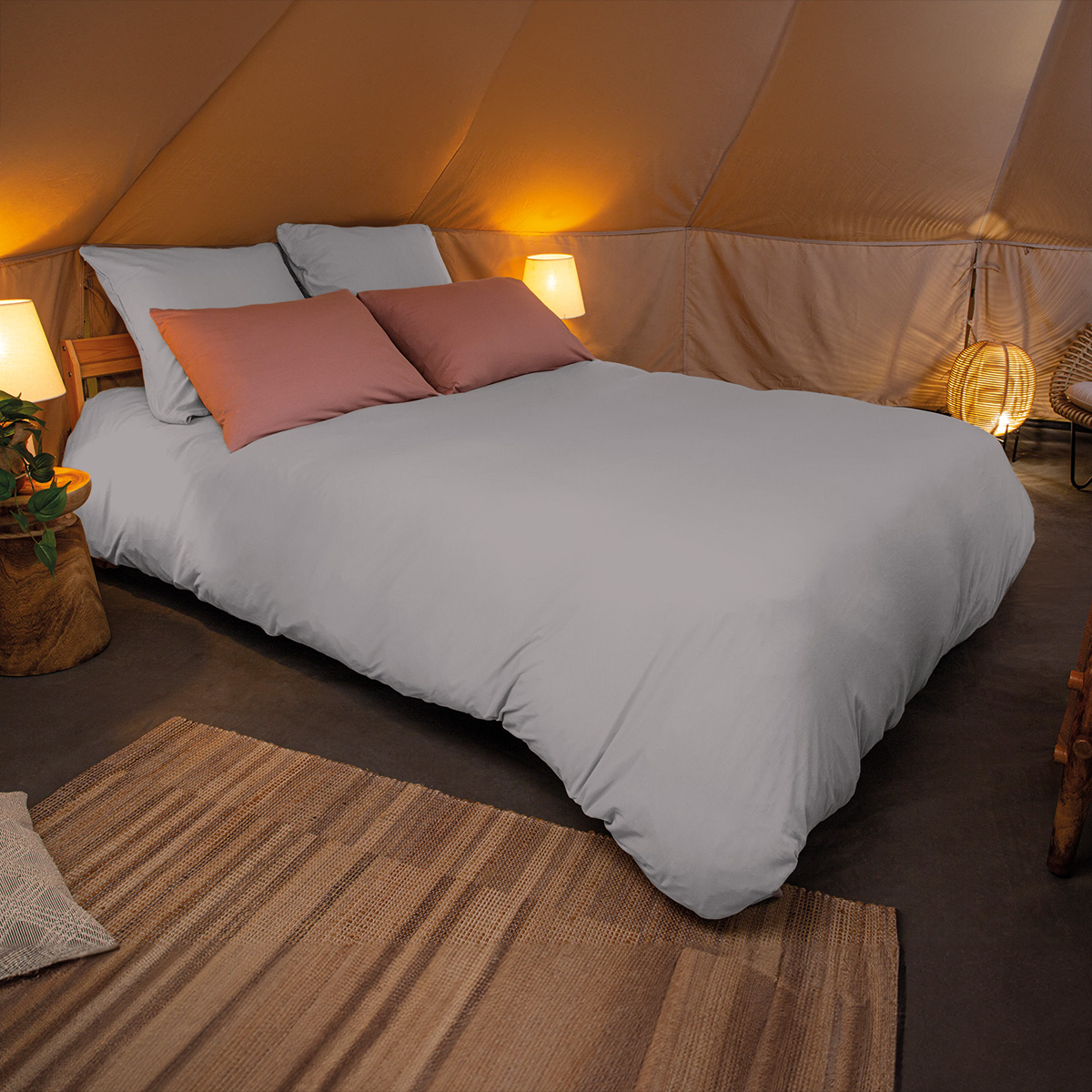 Housse de couette JERSYLOR Flanelle