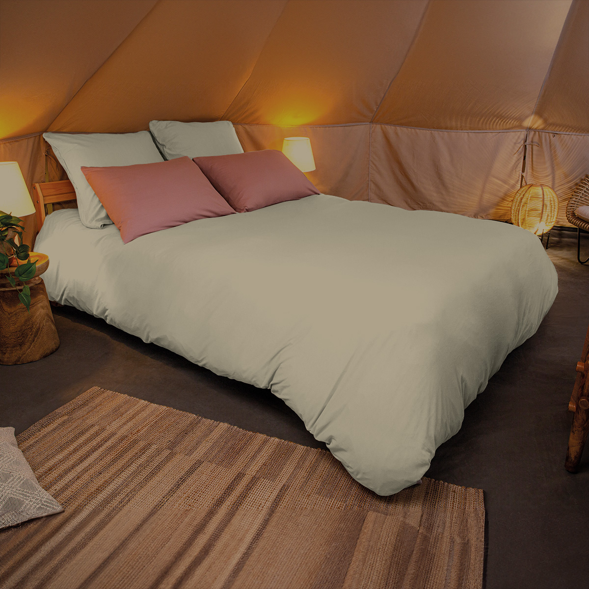 Housse de couette JERSYLOR Galet