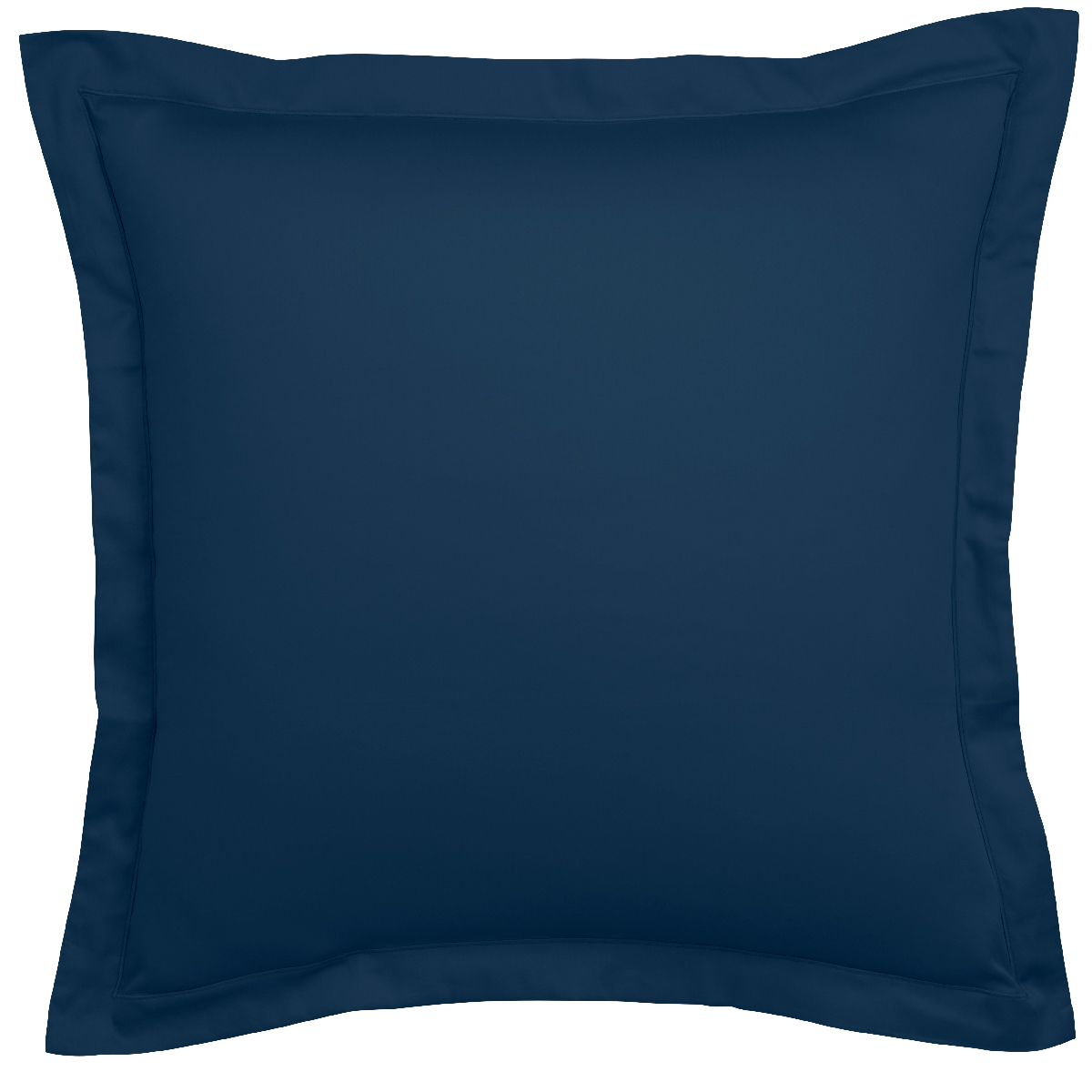 Taie d'oreiller Harmonie Satin de coton coloris Marine