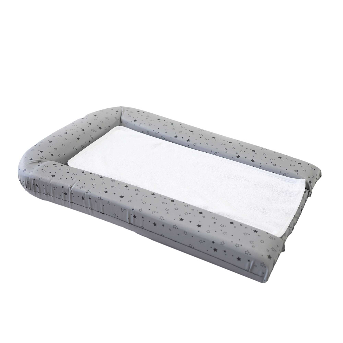 Matelas à langer + eponges amovibles Gris